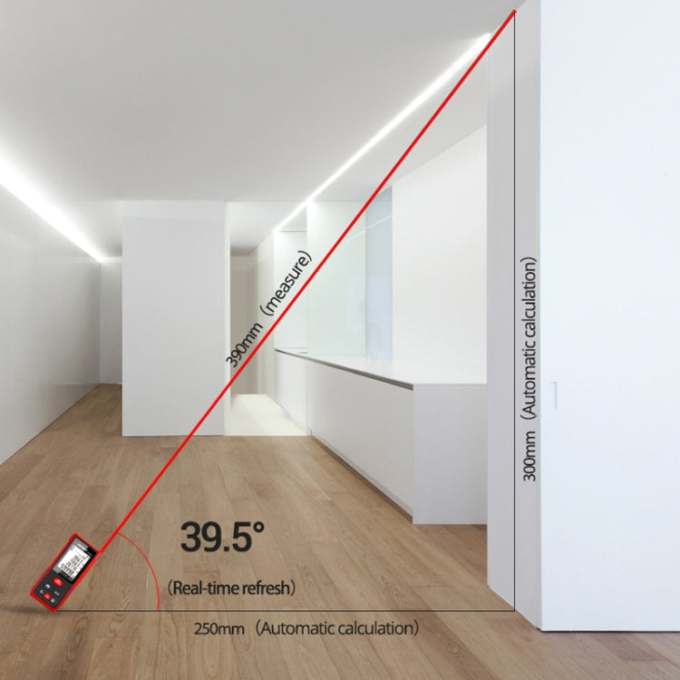 SNDWAY SW-DS100 Handheld Laser Rangefinder Infrared Laser Ruler, Distance: 100m - Laser Rangefinder by SNDWAY | Online Shopping UK | buy2fix