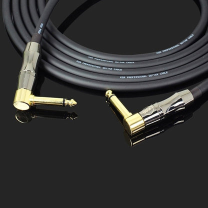 KGR Guitar Cable Keyboard Drum Audio Cable, Specification: 1m(Double Elbow Jack) - Instrument Audio Cables by KGR | Online Shopping UK | buy2fix