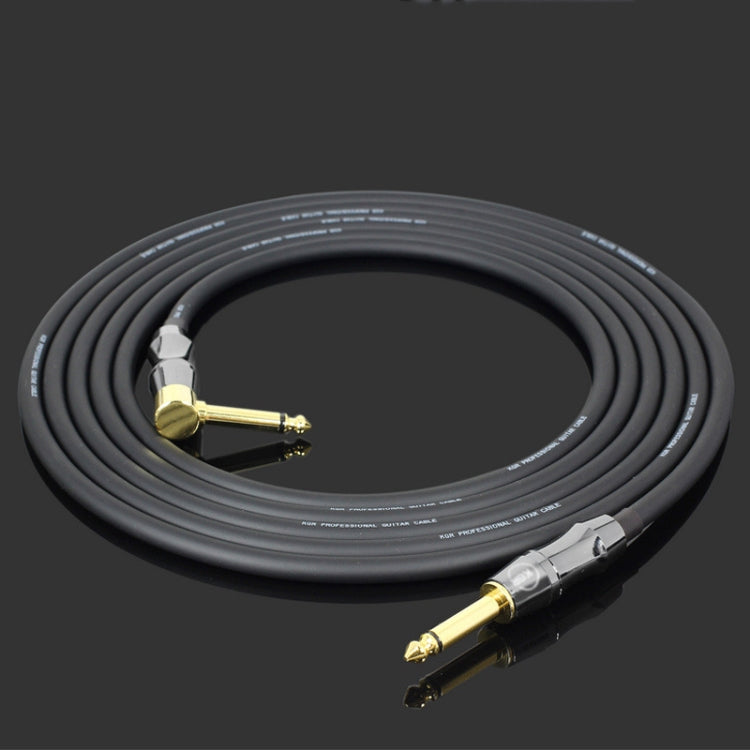 KGR Guitar Cable Keyboard Drum Audio Cable, Specification: 6m(Elbow Straight Jack) - Instrument Audio Cables by KGR | Online Shopping UK | buy2fix