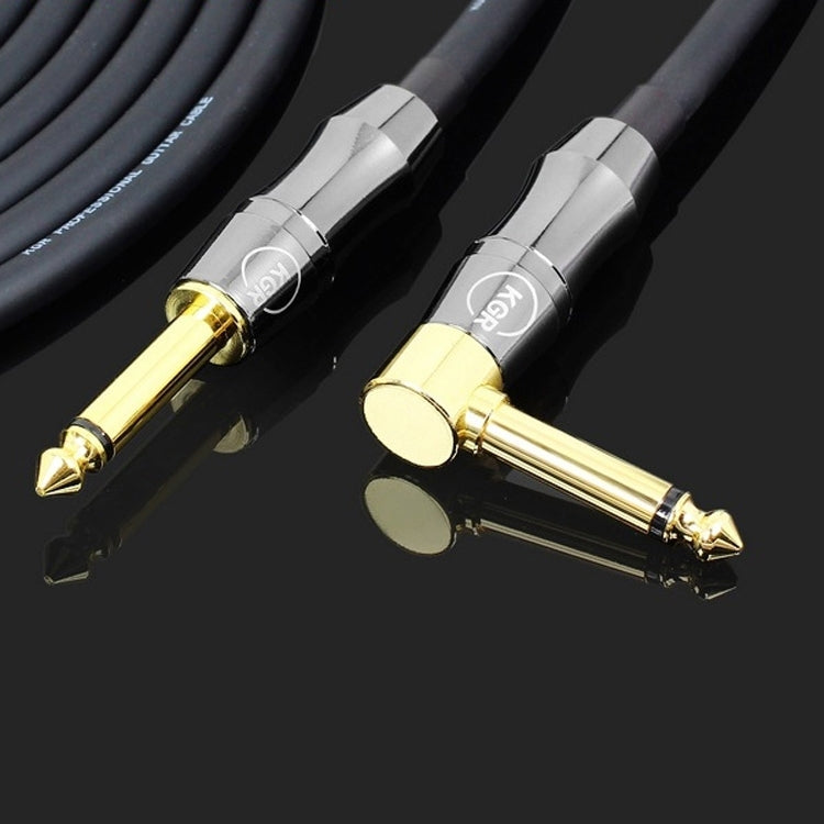 KGR Guitar Cable Keyboard Drum Audio Cable, Specification: 6m(Elbow Straight Jack) - Instrument Audio Cables by KGR | Online Shopping UK | buy2fix