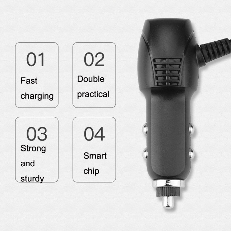 2 PCS Car Charger Fast Charging Driving Recorder Supply Line, Style: 1.5A+2.4A(Android Left Bend) - In Car by buy2fix | Online Shopping UK | buy2fix