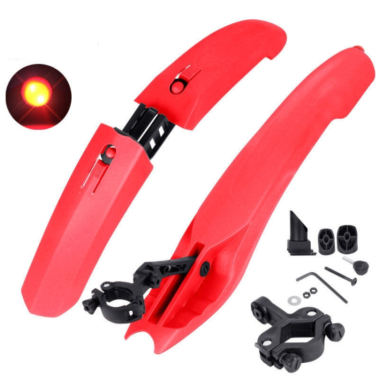 2632 Bicycle Quick Release Mudguards, Style: Widened (Red) - Outdoor & Sports by buy2fix | Online Shopping UK | buy2fix