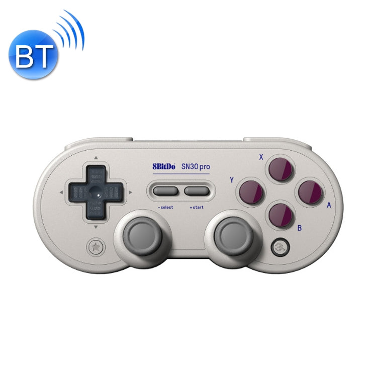 8Bitdo SN30ProG Vibration Burst Somatosensory Wireless Bluetooth Gamepad For Switch(Light Gray) - Gamepads by 8Bitdo | Online Shopping UK | buy2fix