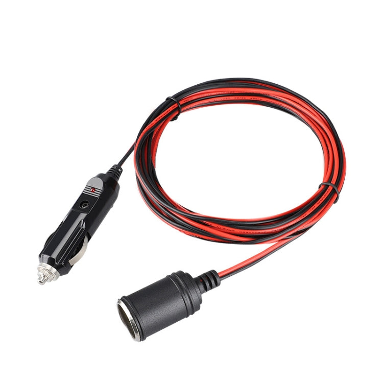 12-24V Car Cigarette Lighter Plug Extension Line, Cable Length 3.7m - In Car by buy2fix | Online Shopping UK | buy2fix