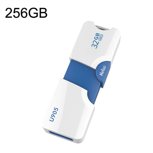 Netac U905 High Speed USB3.0 Retractable Car Music Computer USB Flash Drive, Capacity: 256GB - USB Flash Drives by Netac | Online Shopping UK | buy2fix