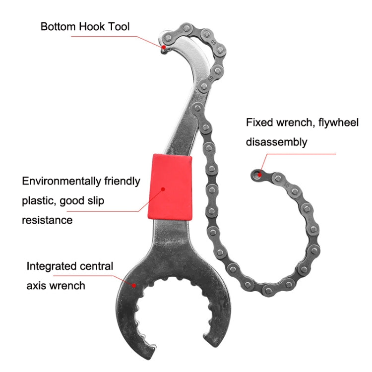 Bicycle Maintenance Tool Set Tool + 20 Teeth + 35 Grams + Interceptor + Wrench - Outdoor & Sports by buy2fix | Online Shopping UK | buy2fix