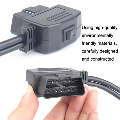 Car OBD To Cigarette Lighter Female Seat Driving Recorder Power Cord 60cm - In Car by buy2fix | Online Shopping UK | buy2fix