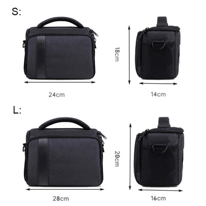 JRC MR70 SLR Single-shoulder Messenger Bag, Size: L(Black) - Strap Satchel by JRC | Online Shopping UK | buy2fix