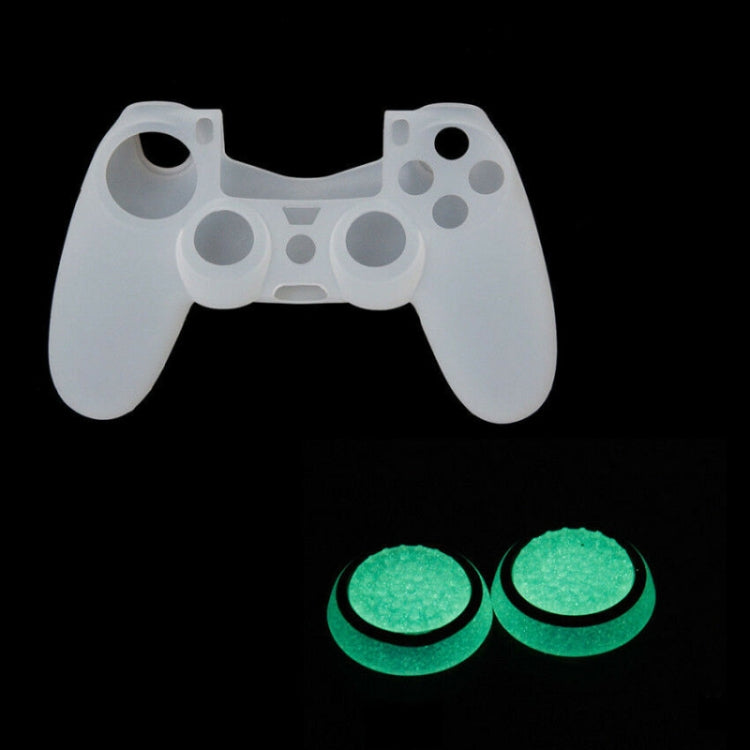 10 PCS Gamepad Silicone Luminous Button Cap Rocker Cap For PS5/PS4/PS3/ONE/360/PRO/series X/S(Transparent Light Green) - Cases by buy2fix | Online Shopping UK | buy2fix