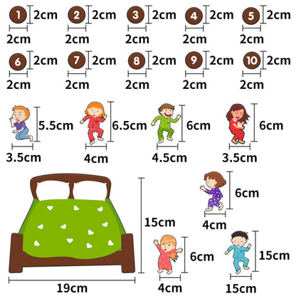 Story Felt Board Nursery Rhyme Storyboard Educational Early Education Toys - Early Education Toys by buy2fix | Online Shopping UK | buy2fix