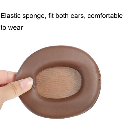 2 PCS Headset Sponge Earmuffs For SONY MDR-7506 / V6 / 900ST, Color: Brown Lambskin - Apple Accessories by buy2fix | Online Shopping UK | buy2fix