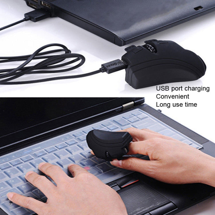 GM306e Bluetooth Finger Lazy Mice Charging Phone Tablet Notebook Universal Mice(Black) - Wireless Mice by buy2fix | Online Shopping UK | buy2fix