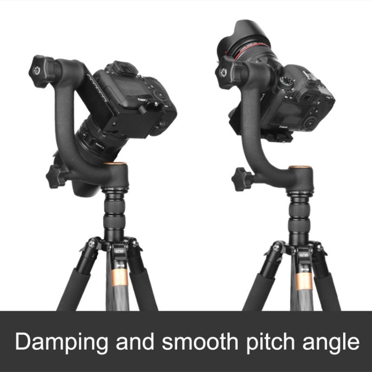 QingZhuangShiDai Q45 Panoramic Boom Bird Watching and Birding Gimbal(Black) - Tripod Heads by QingZhuangShiDai | Online Shopping UK | buy2fix