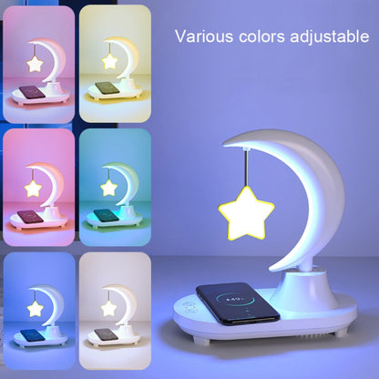 Bluetooth Speakers LED Colorful Atmosphere Night Light, Style: TB-35S Star Without Wireless Charger - Night Lights by buy2fix | Online Shopping UK | buy2fix