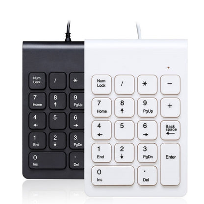 Laptop Wired Digital Mini USB Keyboard(White) - Mini Keyboard by buy2fix | Online Shopping UK | buy2fix