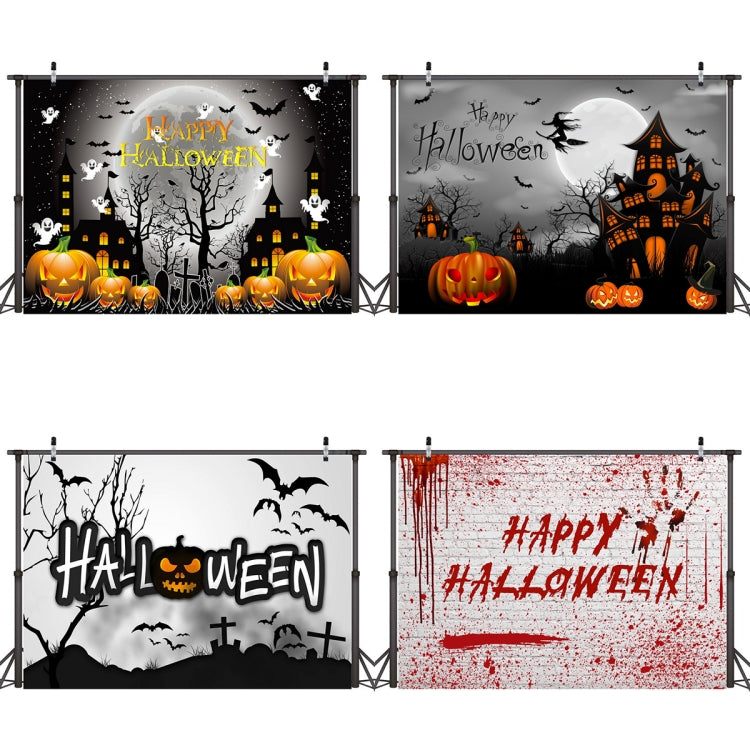 2.1m x 1.5m Halloween Element Shoting Background Cloth Party Decoration Backdrop(4502) - Camera Accessories by buy2fix | Online Shopping UK | buy2fix