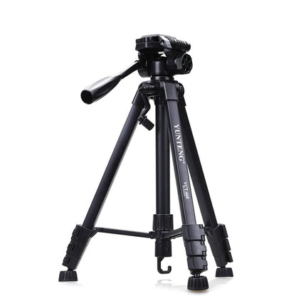 YUNTENG VCT-668RM Portable SLR Camera Tripod Mobile Phone Live Broadcast Support(Black) - Camera Accessories by YUNTENG | Online Shopping UK | buy2fix