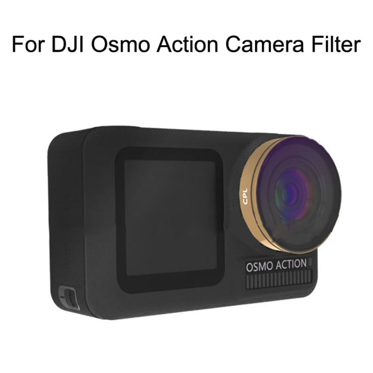 JSR For DJI Osmo Action Motion Camera Filter, Style: LG-CPL - Lens Filter by JSR | Online Shopping UK | buy2fix