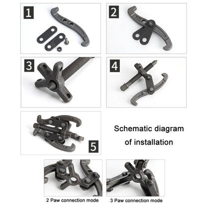 Bearing Removal Service Tool Multifunction Paddle Wheel, Size: 14 inch 350mm - In Car by buy2fix | Online Shopping UK | buy2fix