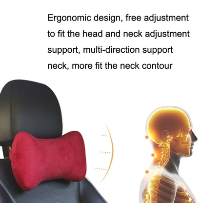 Car Memory Cotton Headrest Protective Cervical Spine Seat Sleeping Pillow(Gray) - In Car by buy2fix | Online Shopping UK | buy2fix