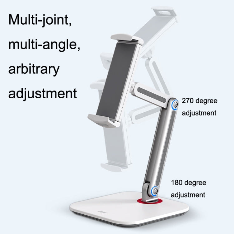 SSKY X38 Desktop Phone Tablet Stand Folding Online Classes Support, Style: Single Arm Charging Version (Black) - Desktop Holder by SSKY | Online Shopping UK | buy2fix