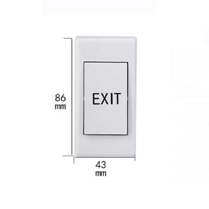 Access Control Switch Metal Touch Infrared Switch Narrow Side Switch - Security by buy2fix | Online Shopping UK | buy2fix