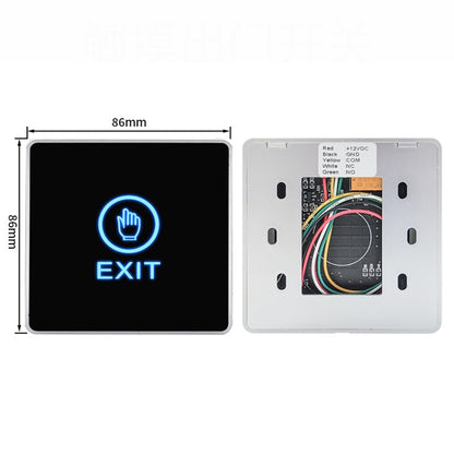 Access Control Switch Metal Touch Infrared Switch A03 Touch Switch - Security by buy2fix | Online Shopping UK | buy2fix