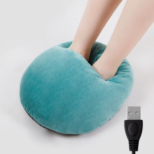USB Heating Foot Warmer Comfortable Plush Foot Warmer(Ink Green) - Consumer Electronics by buy2fix | Online Shopping UK | buy2fix