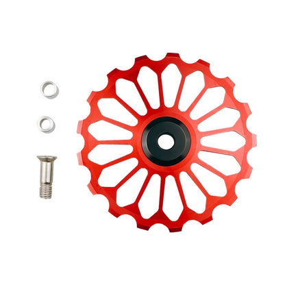 BIKERSAY Bicycle Rear Derailleur Bearing Guide Wheel Accessories, Color: SDL-17 Red - Guide wheels by BIKERSAY | Online Shopping UK | buy2fix