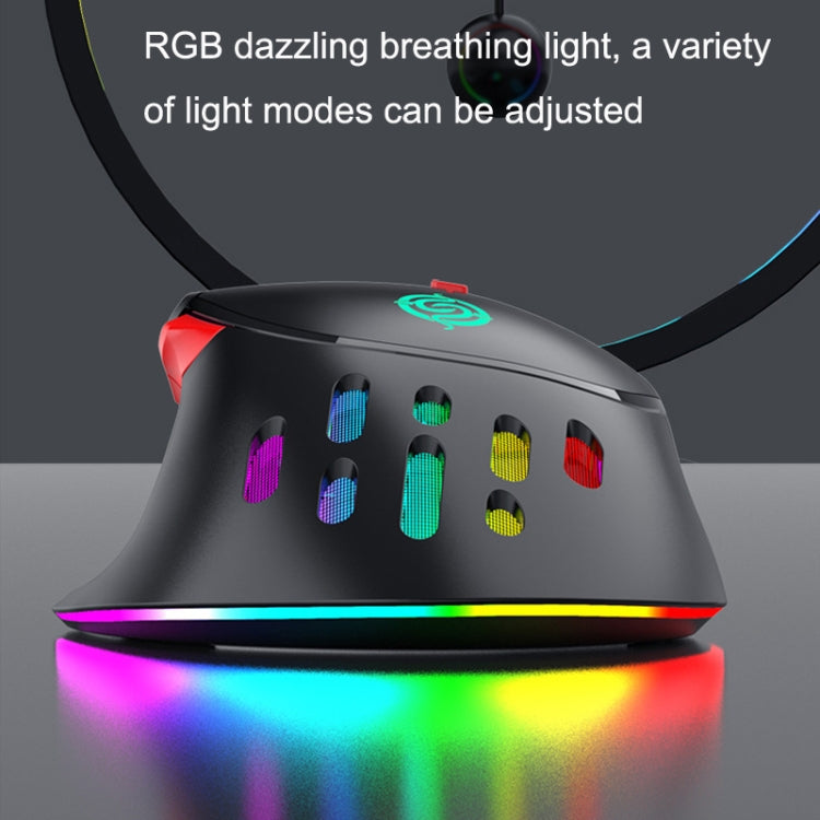 K-Snake Q15 9 Keys RGB Light Effect Wired Mechanical Mouse, Cable Length: 1.5m(White) - Wired Mice by K-Snake | Online Shopping UK | buy2fix