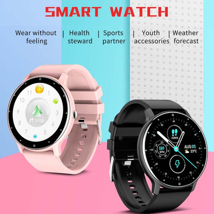 BW0223 Heart Rate/Blood Oxygen/Blood Pressure Monitoring Bluetooth Smart Calling Watch, Color: Mesh Pink - Smart Wear by buy2fix | Online Shopping UK | buy2fix