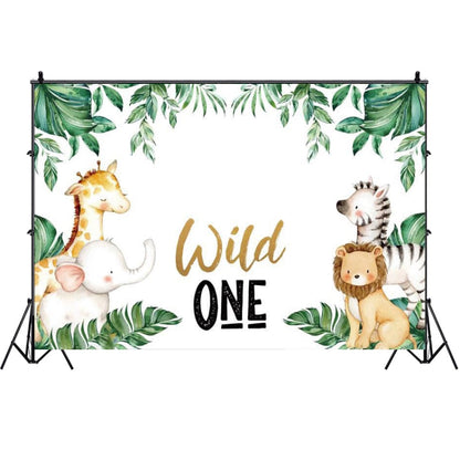 MDN08226 1.5m x 1m Animal Forest Cartoon Birthday Party Banquet Decoration Photo Background Cloth - Camera Accessories by buy2fix | Online Shopping UK | buy2fix