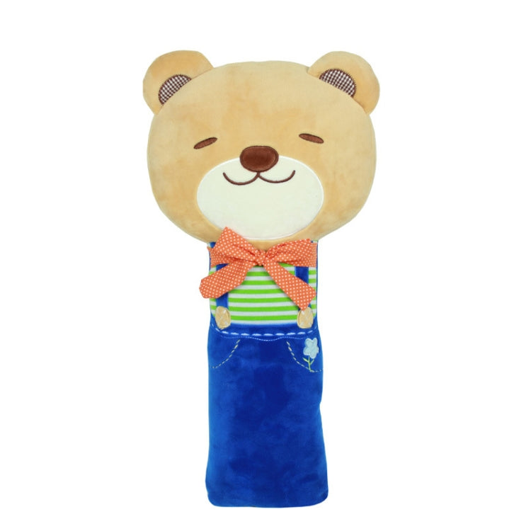 50cm Children Car Belt Cartoon Shoulder Protector Pillow(Bear) - In Car by buy2fix | Online Shopping UK | buy2fix