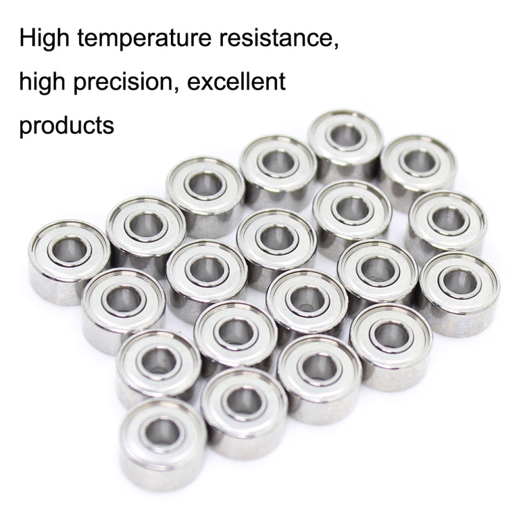 693ZZ 20pcs 3x8x4mm Miniature Bearing Money Dot Machine Motor Air Conditioning Fishing Gear Special Bearing - Bearing by buy2fix | Online Shopping UK | buy2fix