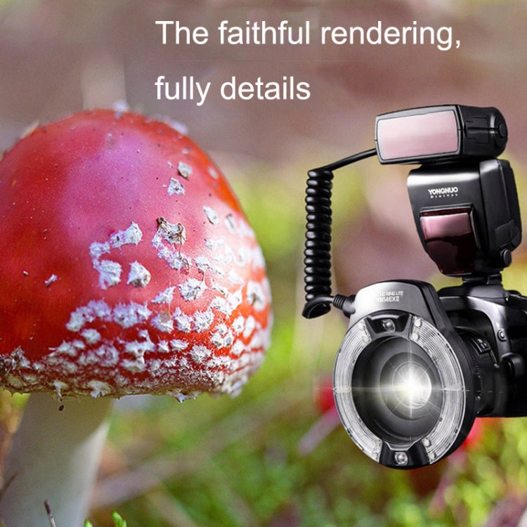 For Canon TTL Oral Insect Insect Teeth Ring Light YONGNUO YN-14EX II Macro Ring Flash Speedlite - Camera Accessories by YONGNUO | Online Shopping UK | buy2fix