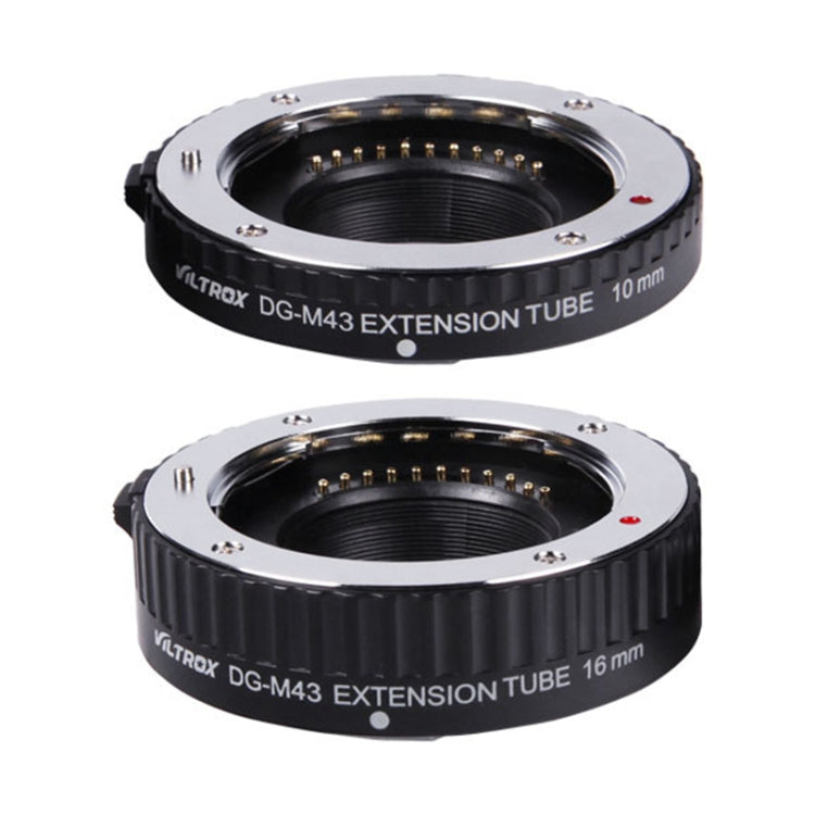 For Panasonic/Olympus VILTROX DG-M43 Camera Automatic Close-Up Ring Macro Ring Set - Stepping Ring by VILTROX | Online Shopping UK | buy2fix