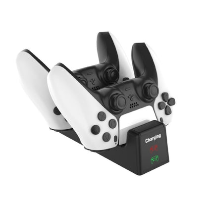 For PS5 SYP-1018 Gamepad Charging Bracket Dual Dock Charger with LED Indicator - Charger & Power by buy2fix | Online Shopping UK | buy2fix