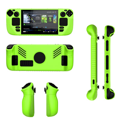 For Steam Deck V3 Non-slip Silicone Protective Case for Pocket Consoles(Green) - Accessories by buy2fix | Online Shopping UK | buy2fix