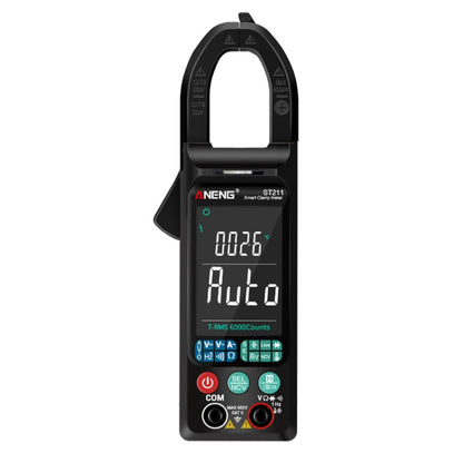 ANENG Large Screen Multi-Function Clamp Fully Automatic Smart Multimeter, Specification: ST211 Black - Digital Multimeter by ANENG | Online Shopping UK | buy2fix