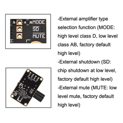 PAM8406 Digital Power Amplifier Board DIY Small Speaker 5W+5W Dual Channel Stereo Doco Ding 5V Amplification Module - Breadboard / Amplifier Board by buy2fix | Online Shopping UK | buy2fix