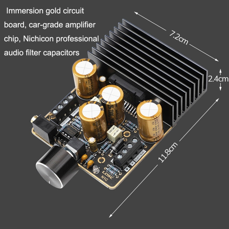 TDA7850 Amplifier Board 2.1 Channel 2x80W Car AB Type Amplifier Module DIY High Power 120W Bass - Consumer Electronics by buy2fix | Online Shopping UK | buy2fix