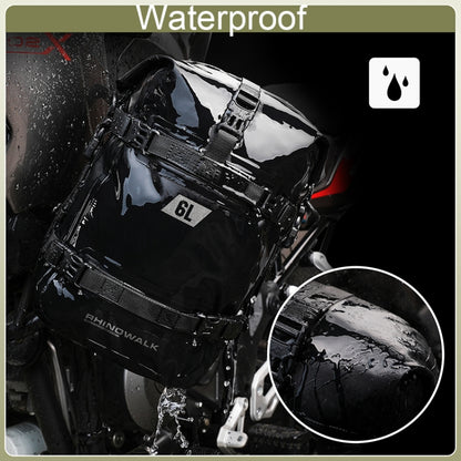 Rhinowalk MT2206 6L Waterproof Motorcycle Bumper Bag Outdoor Riding Bag(Black) - In Car by Rhinowalk | Online Shopping UK | buy2fix