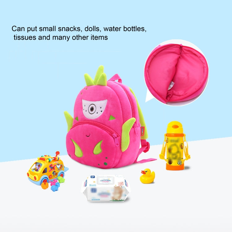Vegetable Fruit Series Cartoon Plush Kids Backpack Children School Bags(Watermelon) - Kids Bags by buy2fix | Online Shopping UK | buy2fix