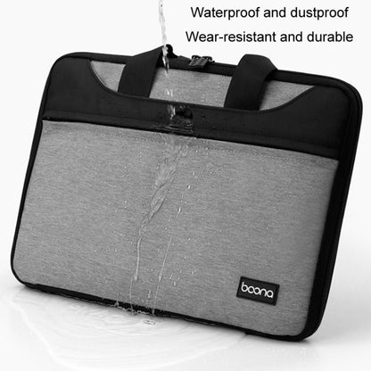 Baona BN-I003 Oxford Cloth Full Open Portable Waterproof Laptop Bag, Size: 11/12 inches(Grey) -  by Baona | Online Shopping UK | buy2fix