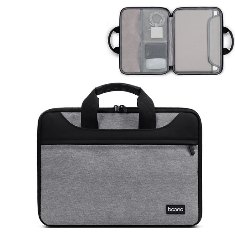 Baona BN-I003 Oxford Cloth Full Open Portable Waterproof Laptop Bag, Size: 13/13.3 inches(Grey) - 13.3 inch by Baona | Online Shopping UK | buy2fix