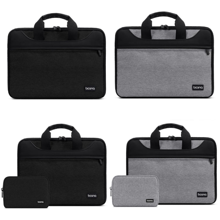 Baona BN-I003 Oxford Cloth Full Open Portable Waterproof Laptop Bag, Size: 14/15/15.6 inches(Grey) - 15 inch by Baona | Online Shopping UK | buy2fix