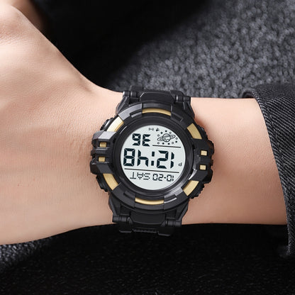 SKMEI 2003 Multifunctional Back Light Sports Watch Mens Countdown Date Alarm Clock Watch(Blue Black Machine) - LED Digital Watches by SKMEI | Online Shopping UK | buy2fix