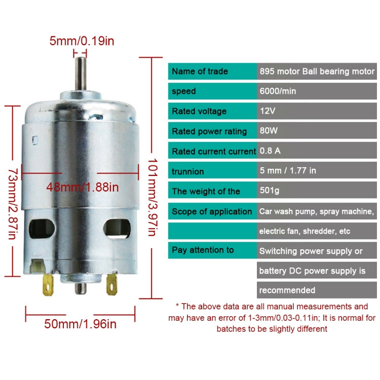 895 Spindle Motor High Speed High Power Large Torque with Ball Bearing - Others by buy2fix | Online Shopping UK | buy2fix