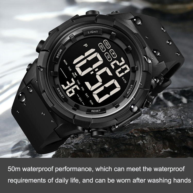 SKMEI 1845 Outdoor Waterproof Large Dial Multifunctional Sports Men Watch(Army Green) - Sport Watches by SKMEI | Online Shopping UK | buy2fix