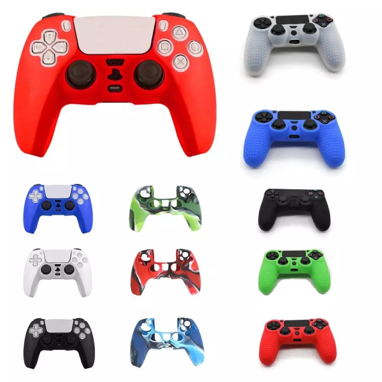 For PS5 Controller Silicone Case Protective Cover, Product color: White - Cases by buy2fix | Online Shopping UK | buy2fix